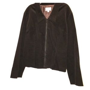 Monika turtle brown corduroy jacket, M, NWOT